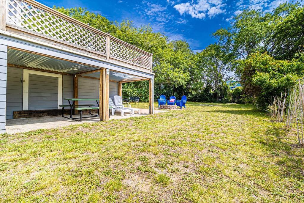 Gorgeous Centrally Located Ocean View 2 King, Huge Private Yard & Deck, Firepit, Bbq, & Game Tables Μιρτλ Μπιτς Εξωτερικό φωτογραφία