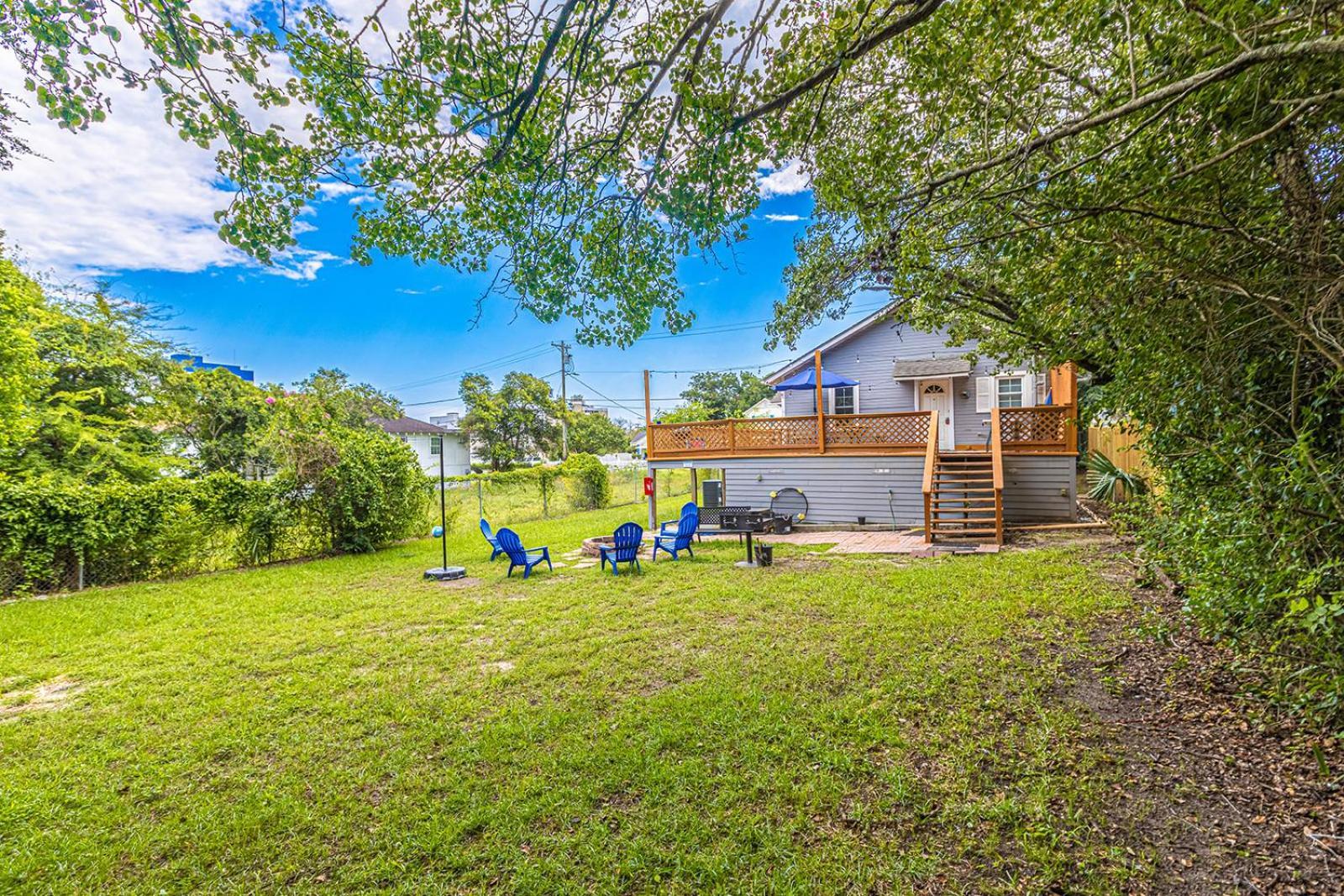 Gorgeous Centrally Located Ocean View 2 King, Huge Private Yard & Deck, Firepit, Bbq, & Game Tables Μιρτλ Μπιτς Εξωτερικό φωτογραφία