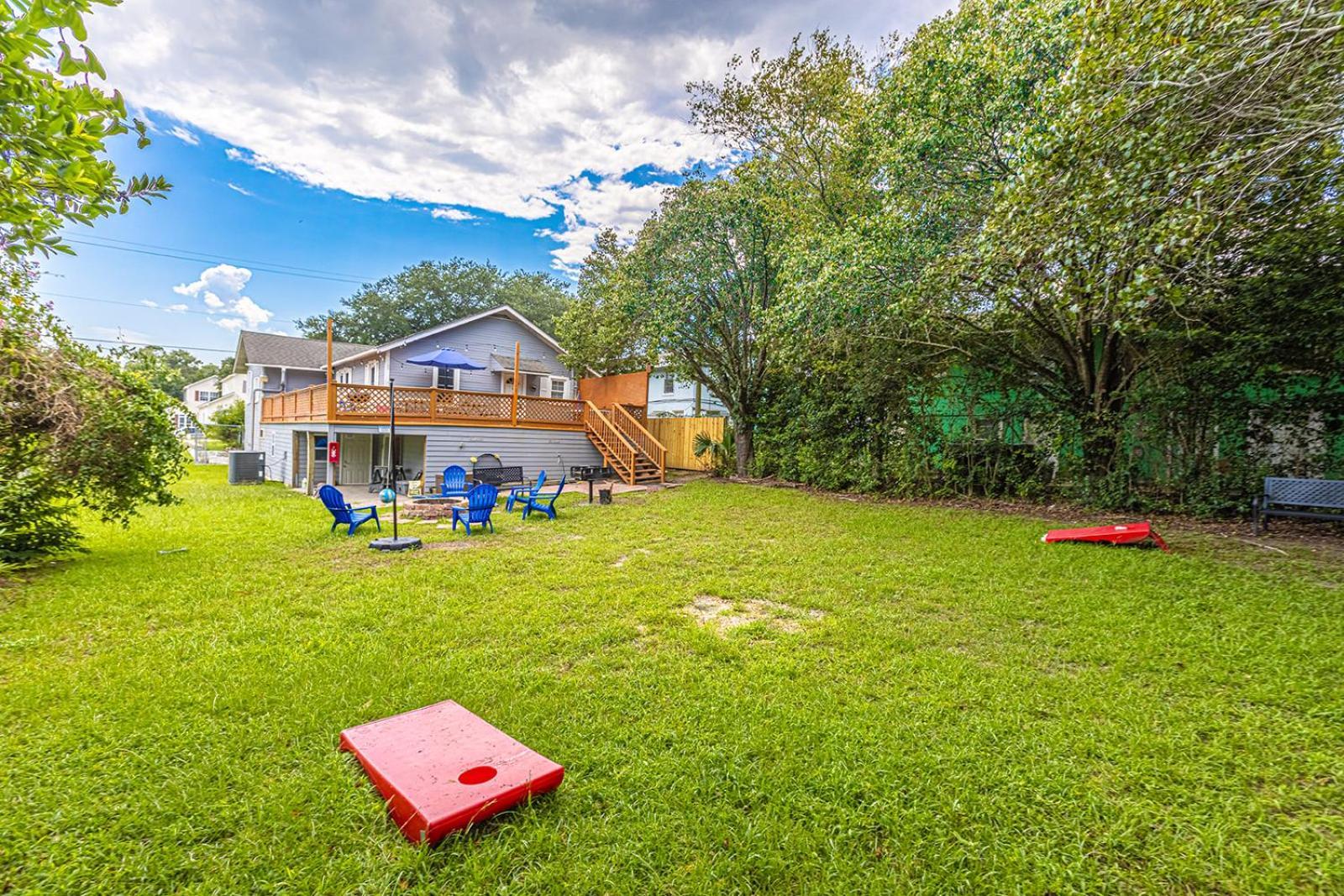 Gorgeous Centrally Located Ocean View 2 King, Huge Private Yard & Deck, Firepit, Bbq, & Game Tables Μιρτλ Μπιτς Εξωτερικό φωτογραφία