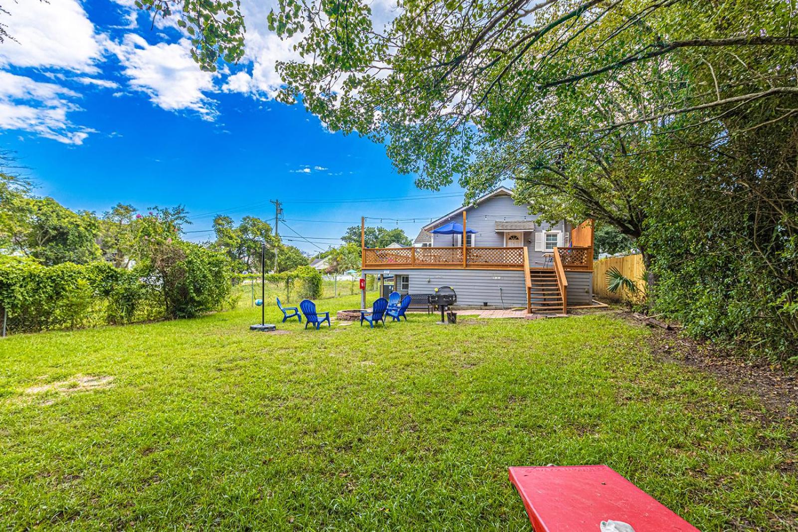 Gorgeous Centrally Located Ocean View 2 King, Huge Private Yard & Deck, Firepit, Bbq, & Game Tables Μιρτλ Μπιτς Εξωτερικό φωτογραφία